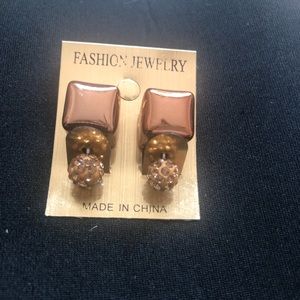 Cubed Jacket Earrings